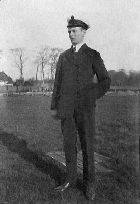 Herbert Higgs in RNAS rating's uniform 1918/19