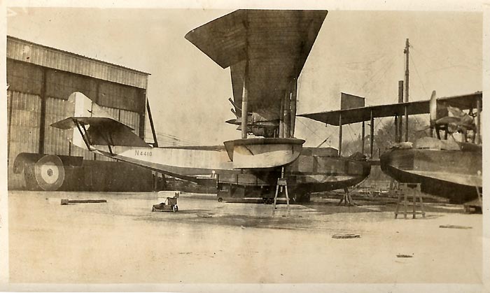 Felixstowe Flying-boat at RNAS/RAF Dundee in 1918/19