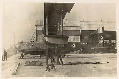 Felixstowe flying-boat at Dundee, 1918/19